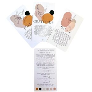 The Embodiment Deck for Affirmations, Journal Prompts & Practices: Mental Health